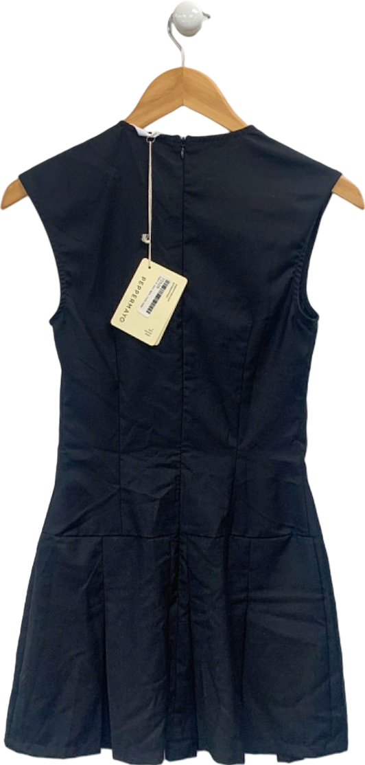 Peppermayo Black Cassia Mini Dress UK 8
