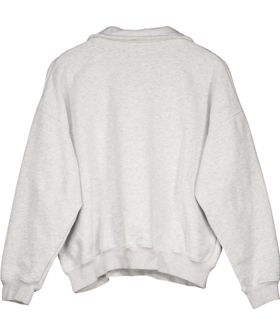Adanola Grey Collared Sweatshirt UK S