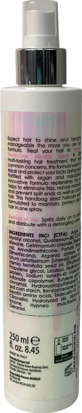 Beauty Works 10 In 1 Miracle Heat Protect Spray 250ml