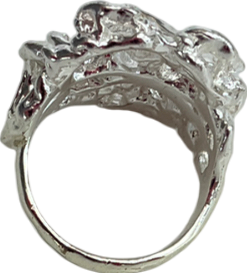 pilgrim Metallic Act Ring Silver-plated One Size