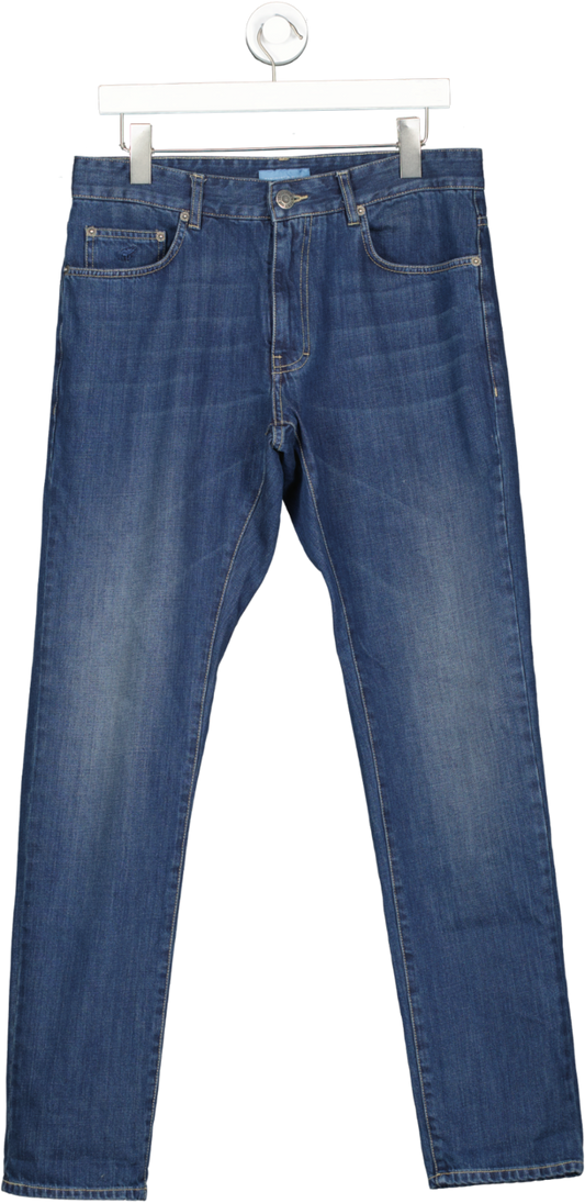 Beaufort & Blake Blue Farringdon Mid Wash Jeans W32