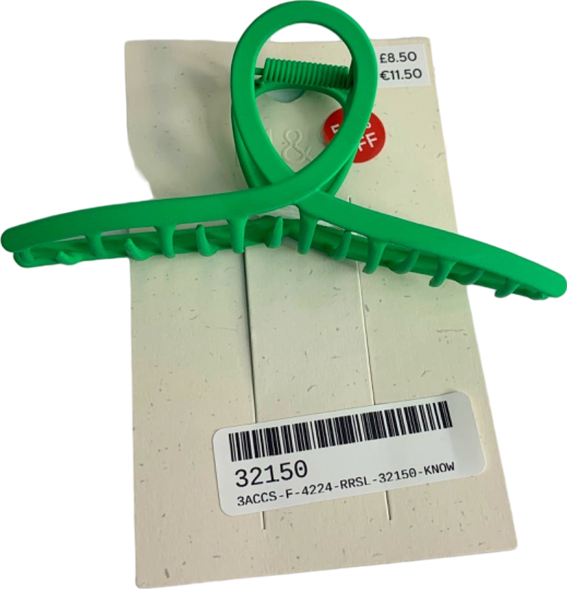 M&S Green Hair Claw Clip One Size
