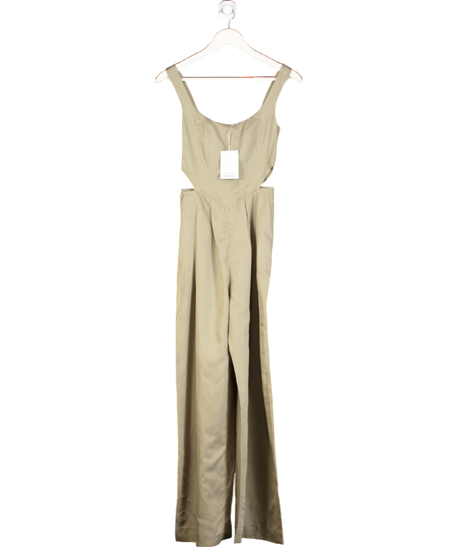 & Other Stories Green Sleeveless Cut Out Jumpsuit UK 4