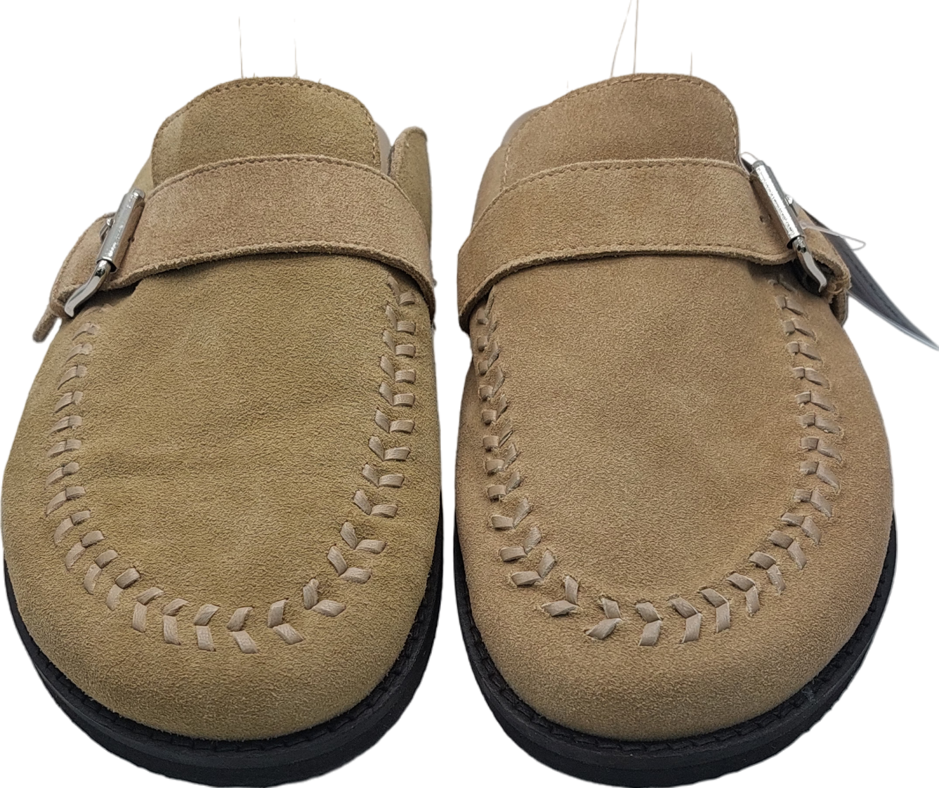 River Island Beige Suede Mules UK 7 EU 40 👠