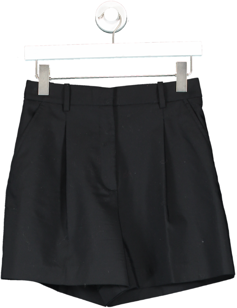 ZARA Black Basic Shorts UK S