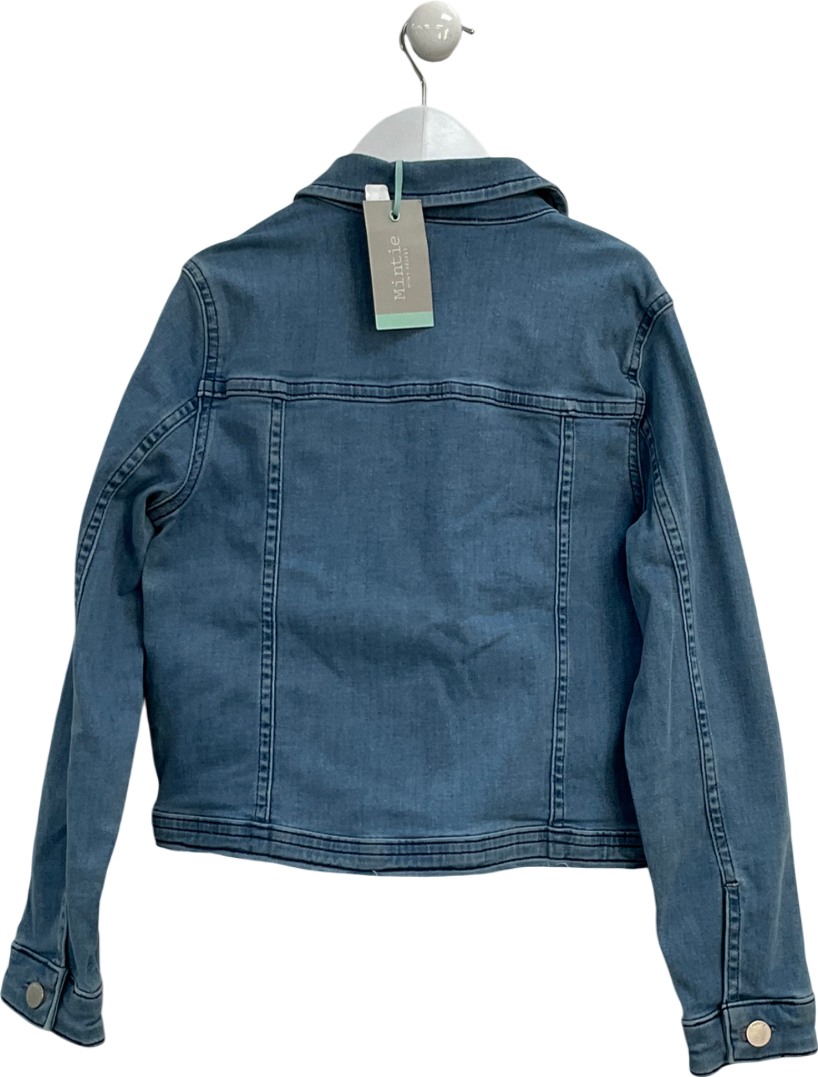 Mintie by Mint Velvet Blue Washed Denim Jacket 9 Years