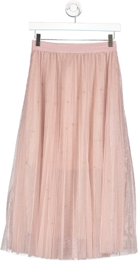 Tommy Lynn Pink Layered Tulle Skirt UK M