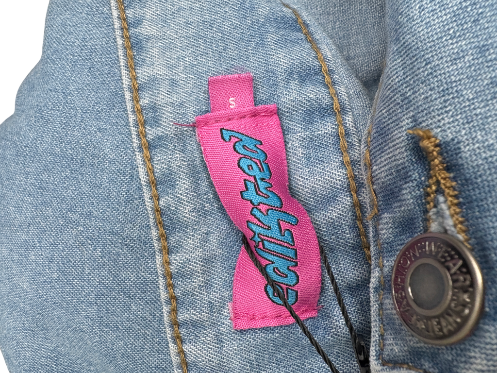 Edikted Blue Valencia Ruffle Maxi Skirt UK S