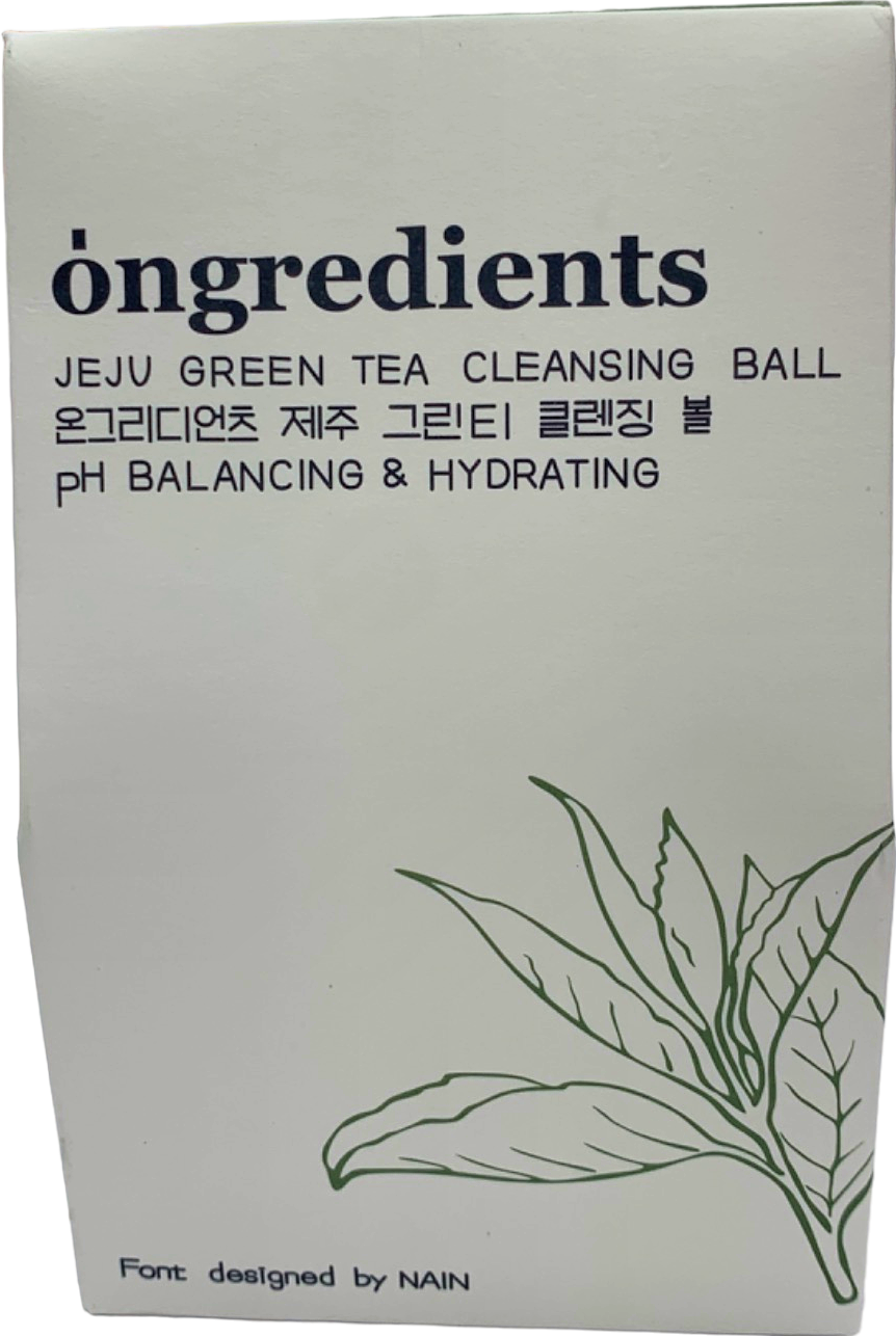 Ingredients Jeju Green Tea Cleansing Ball 76 g