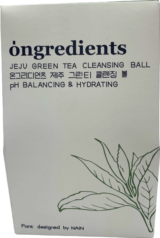 Ingredients Jeju Green Tea Cleansing Ball 76 g