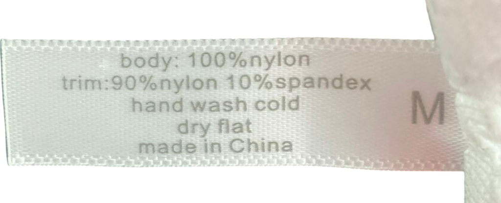 with love lilly White Lace Bra UK M