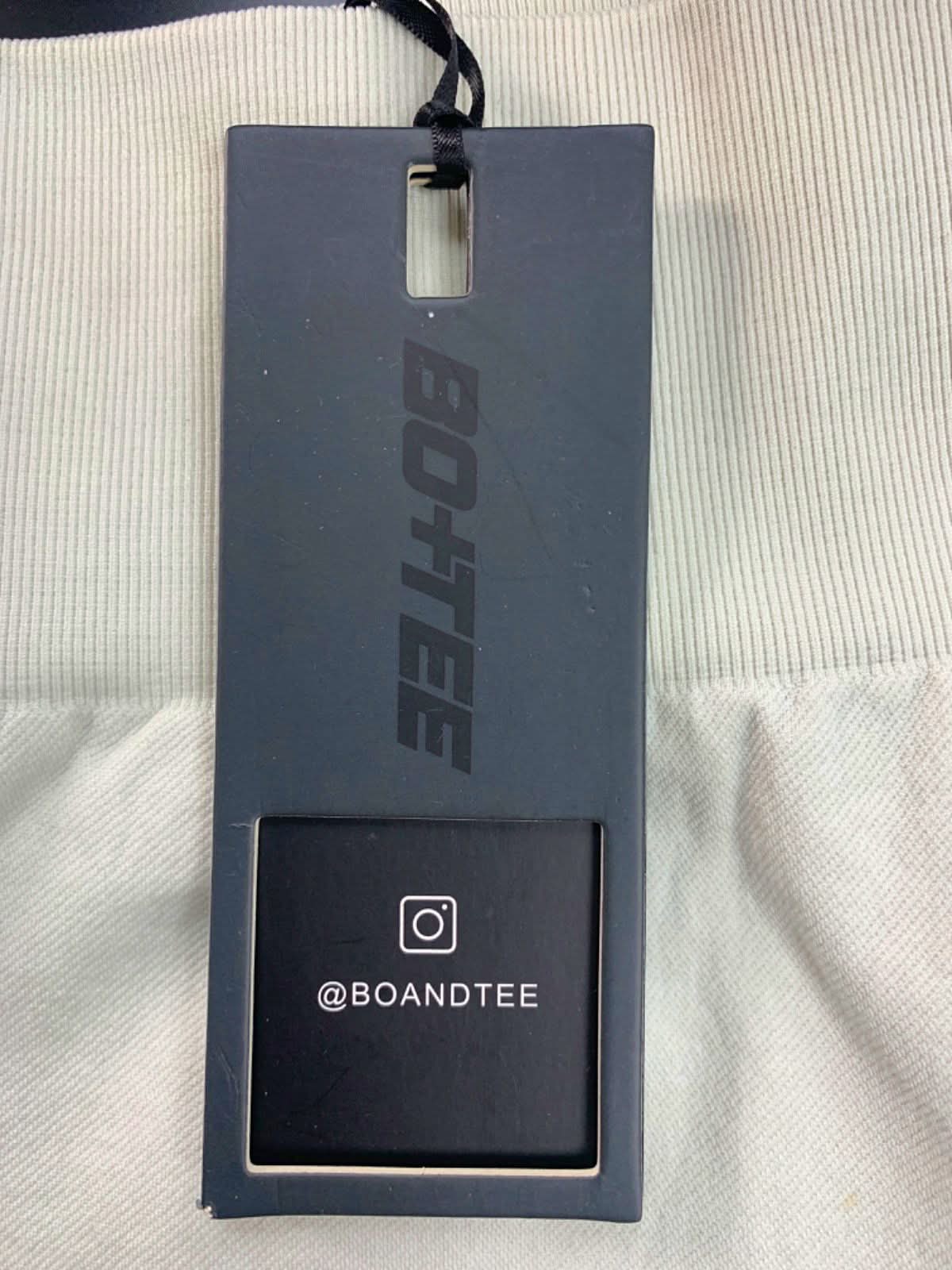 Bo+Tee Grey Ribbed Seamless High Waist Cycling Shorts XS