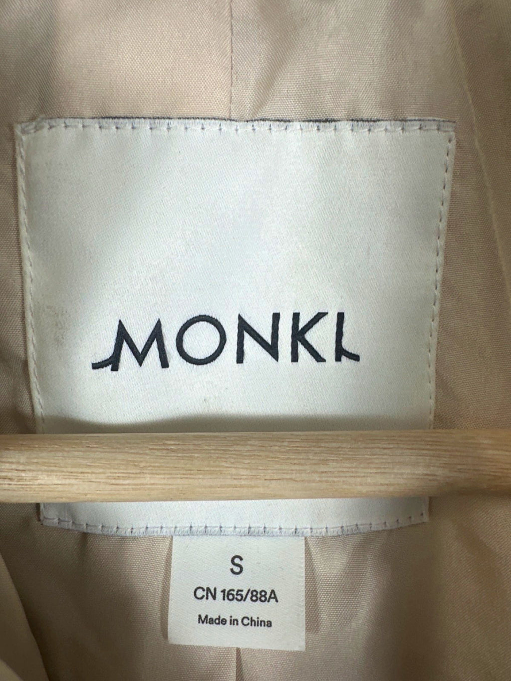 Monki Beige Shacket UK S