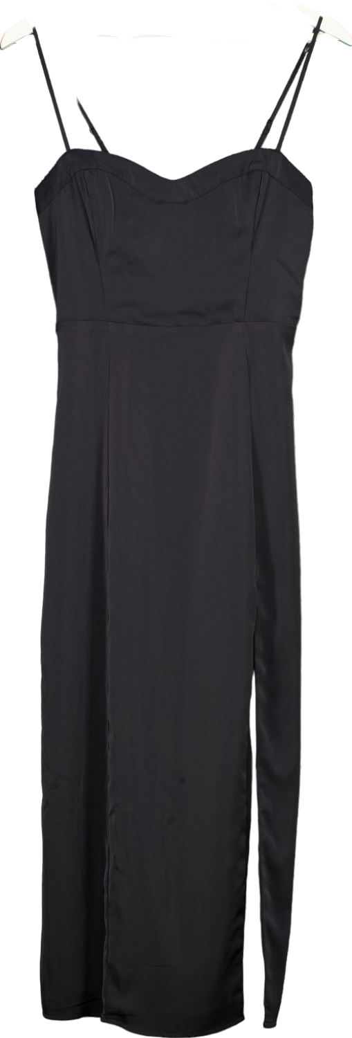 Abercrombie & Fitch Black Sleeveless Midi Dress UK 10