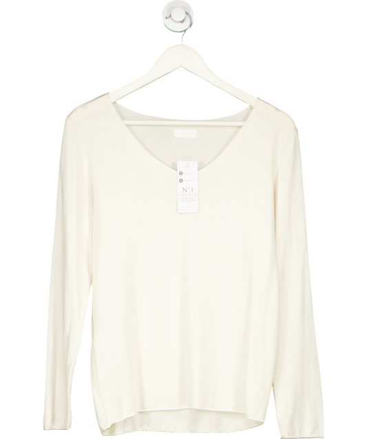 No1 George Street Cream Susie Wool Blend Top One Size