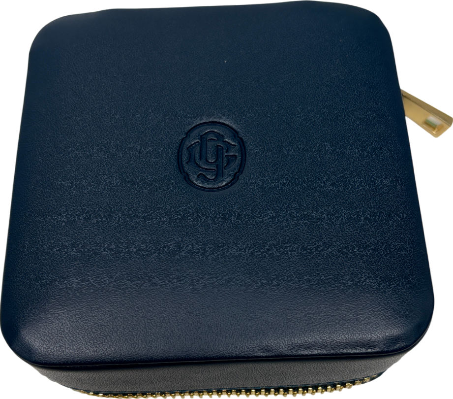 Gingiberi Navy Elegance Travel Jewellery Case