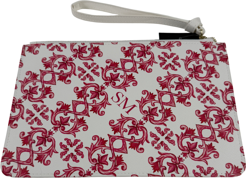 Dolce italiana Red Majolica Rosso - Clutch Sm Initials
