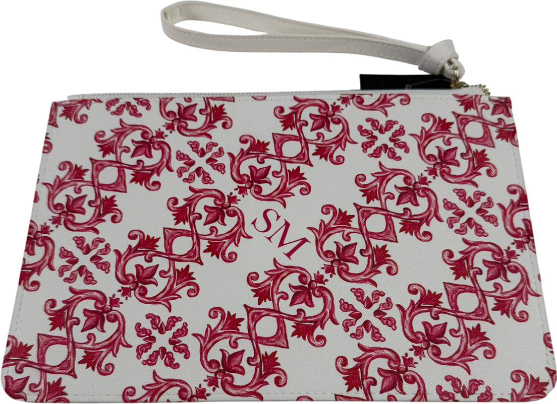 Dolce italiana Red Majolica Rosso - Clutch Sm Initials