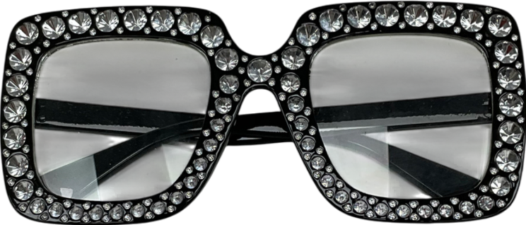 Diamanté Sunglasses One size
