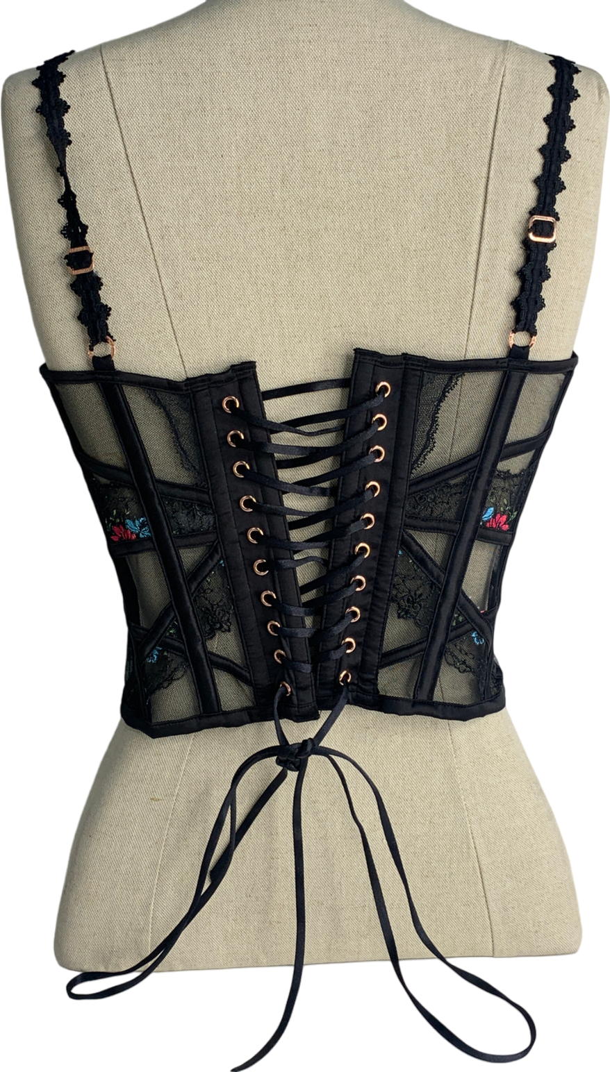 Lounge Underwear Black Xena Intimates Set UK M