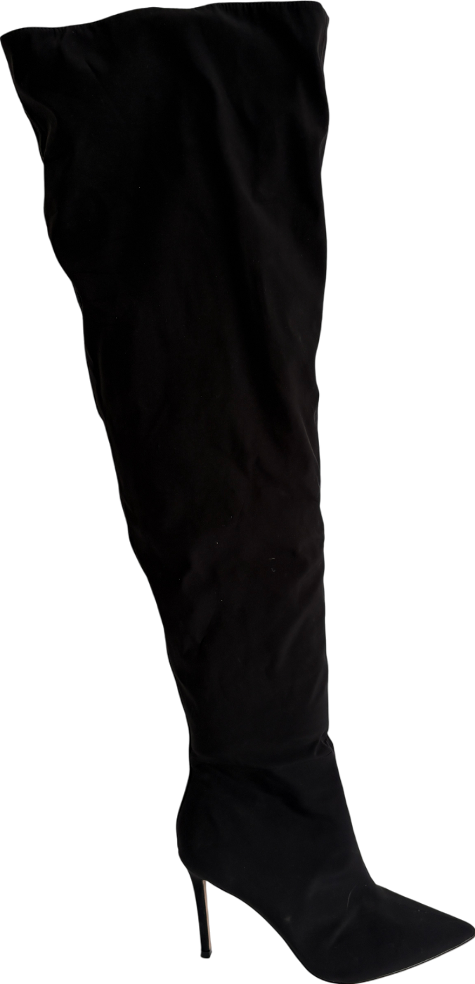 STEVE MADDEN Black Epic Heel Boots UK 6 EU 39 👠