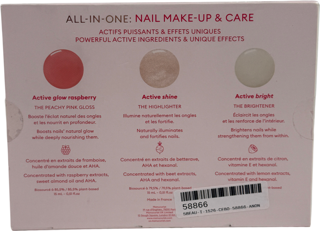 Manucurist Nail Polish Active Essential Trio X3