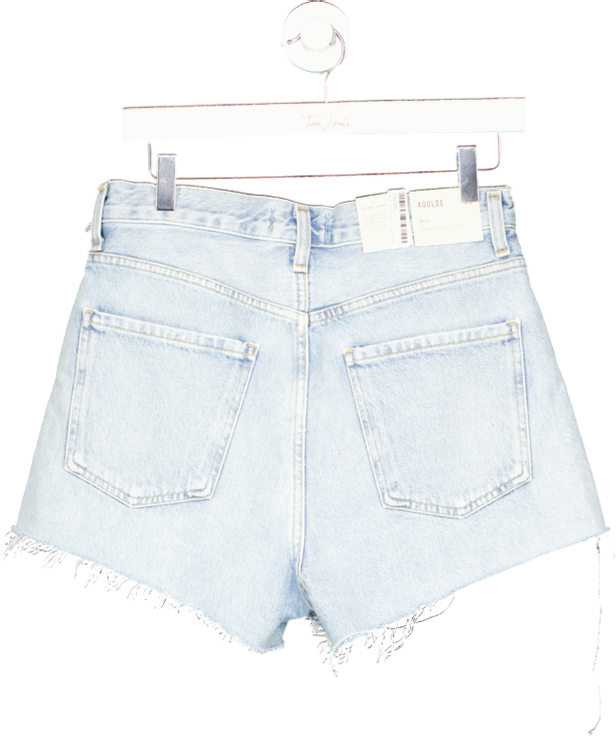 AGOLDE Blue Mila Vintage High Rise Denim Shorts W28