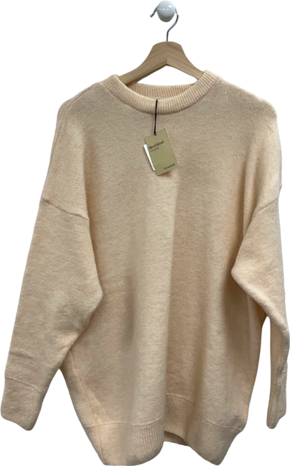 River Island Cream Relaxed Jumper UK XS