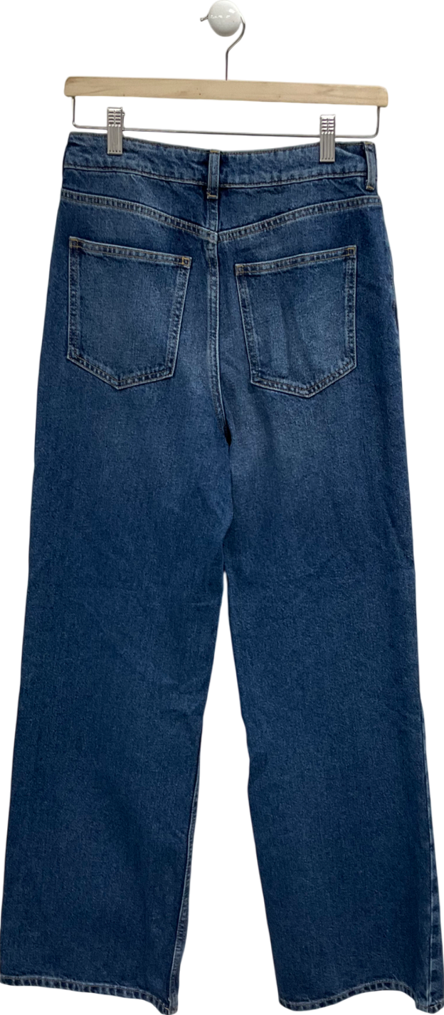 New Look Blue Adalae Wide Leg Jeans UK 8