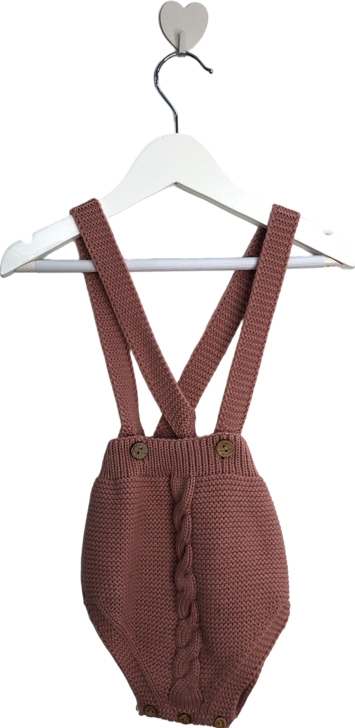 Pangasa Pink Knitted Romper 1 Year