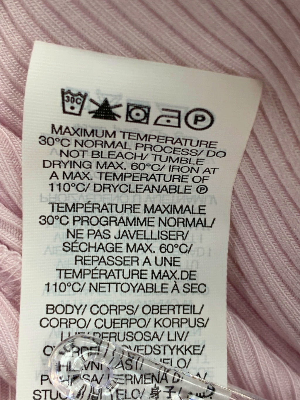 Sweaty Betty Pink Ribbed Tank Top UK XS