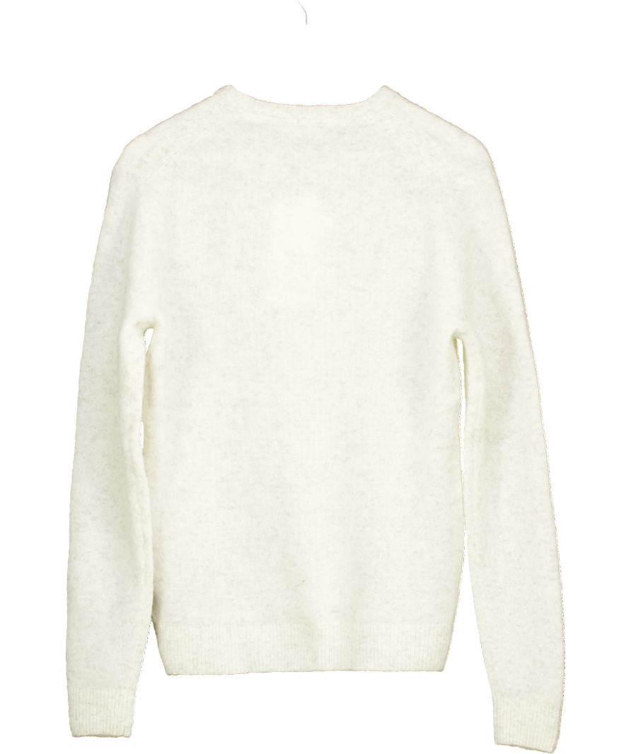 American Vintage White Men's Jumper Dazington UK S