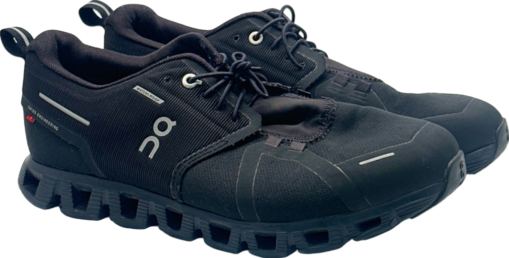 On Running Black Cloud Waterproof Trainers UK 8.5