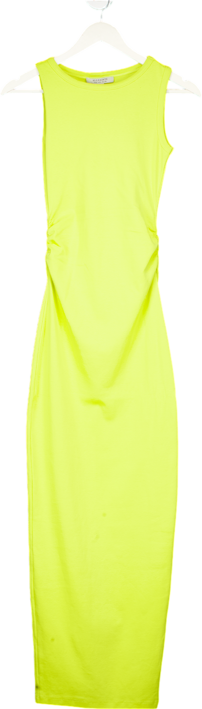 AllSaints Zest Lime Green Katarina Dress UK 6