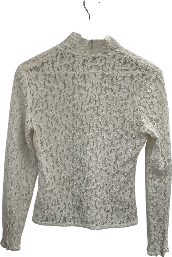 Infinitif Cream Lace Blouse UK 12
