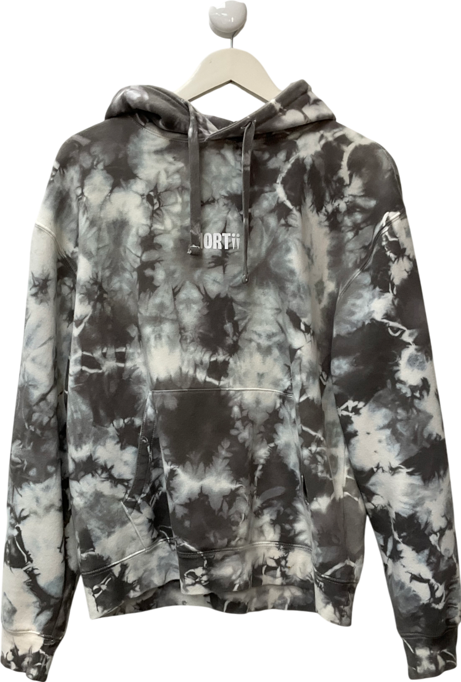 Russel Grey Tie Dye Hoodie UK L