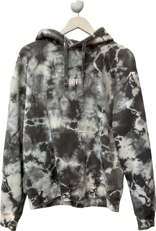 Russel Grey Tie Dye Hoodie UK L