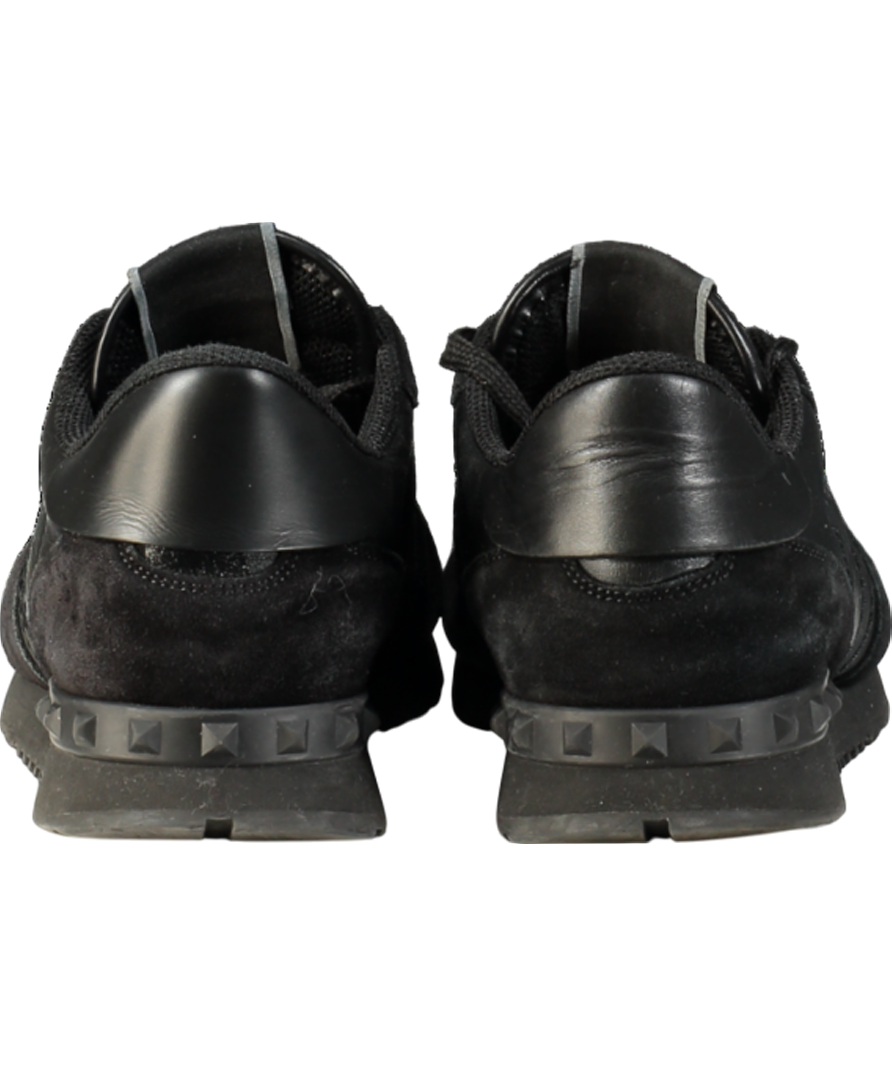 Valentino Black Garavanni Rockrunner Trainers UK 7 EU 41 👞