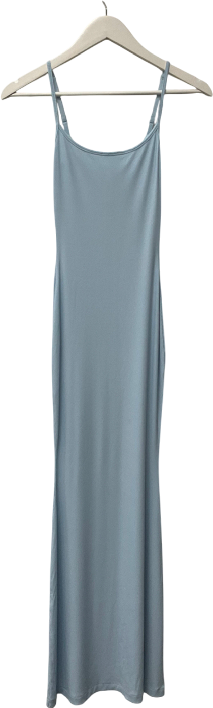 SKIMS Blue Soft Lounge Long Slip Dress - Celeste UK S