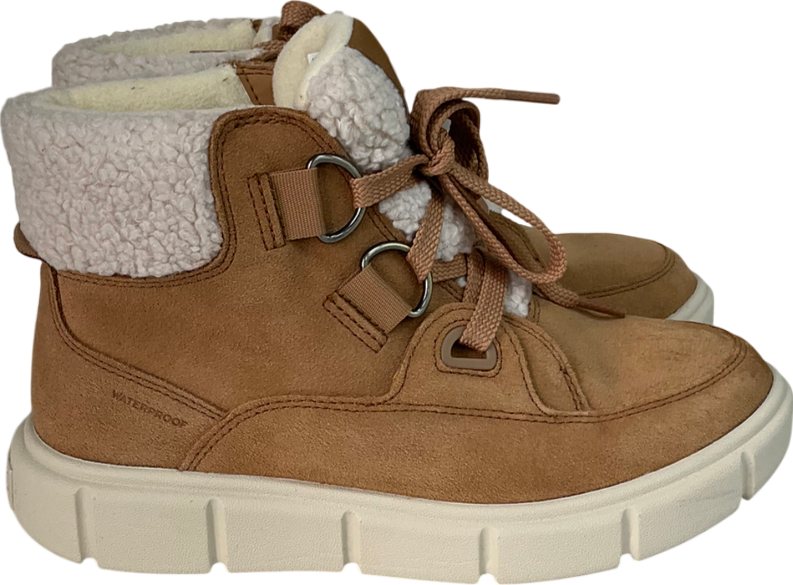 SOREL Beige Lace Waterproof Lace-up Boots UK 4 EU 37 👠