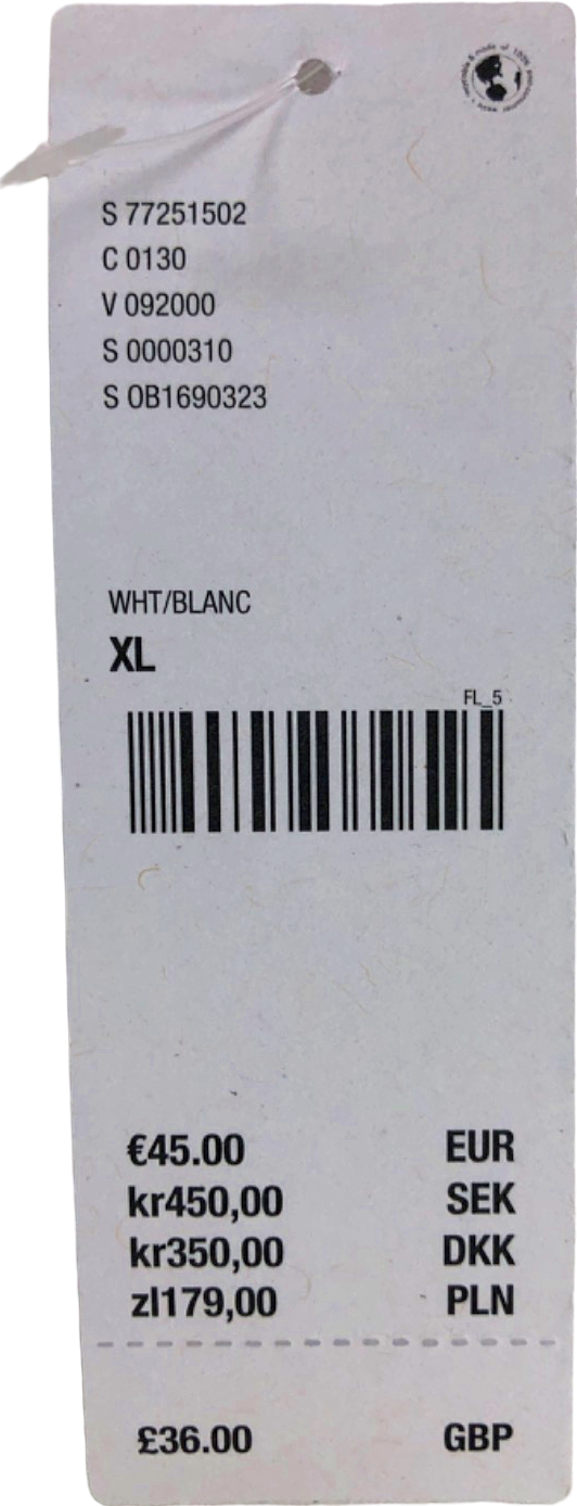 Urban Outfitters White Ribbed Sleeveless Midi Dress UK XL