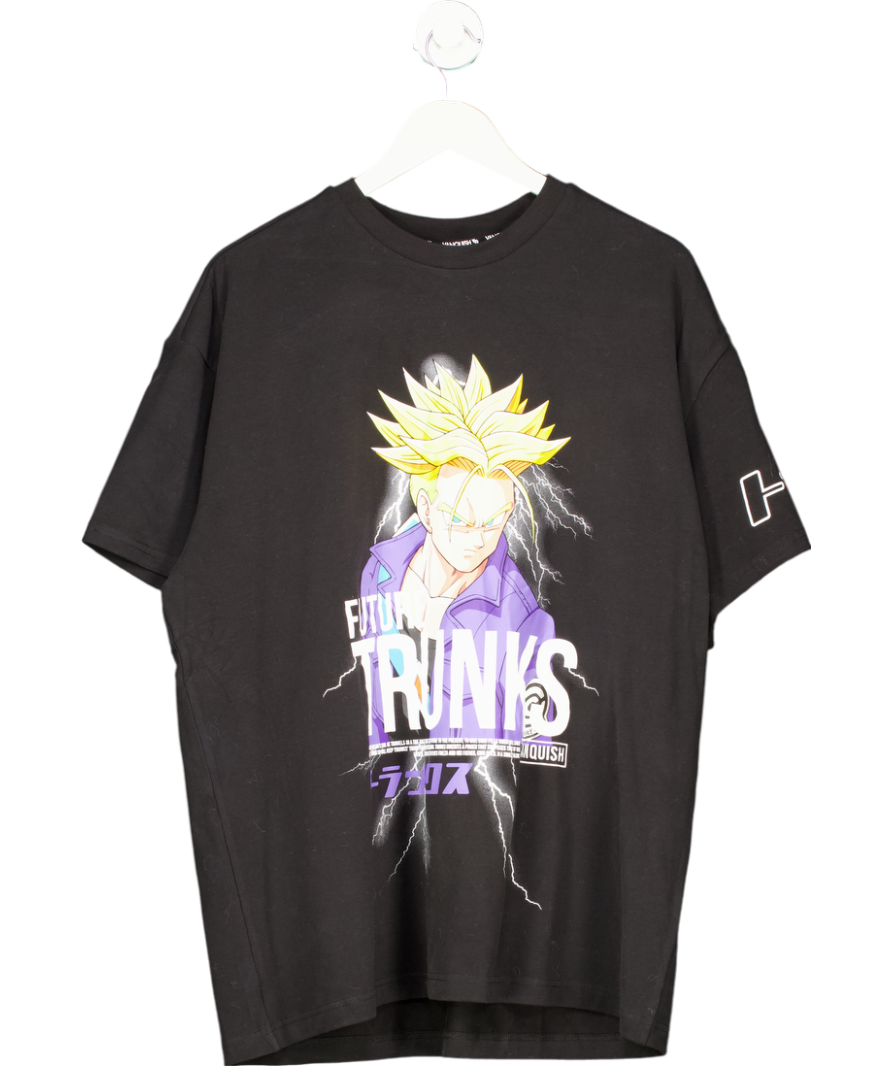 Vanquish Dbz Cs Gohan Black Oversized T Shirt UK M
