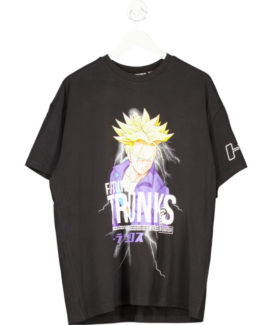 Vanquish Dbz Cs Gohan Black Oversized T Shirt UK M