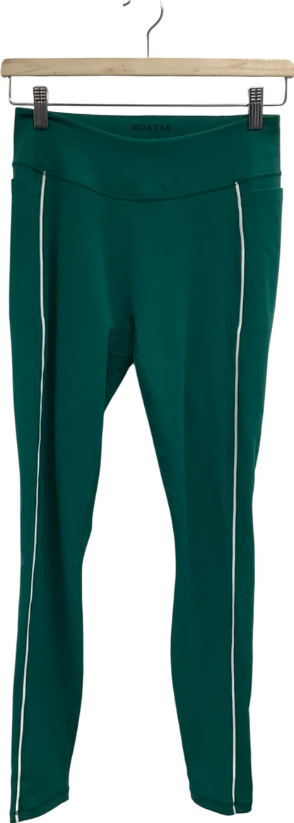 Bo + Tee Soft Active Leggings In Varsity Green UK M