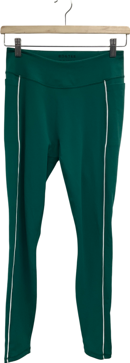 Bo + Tee Soft Active Leggings In Varsity Green UK M