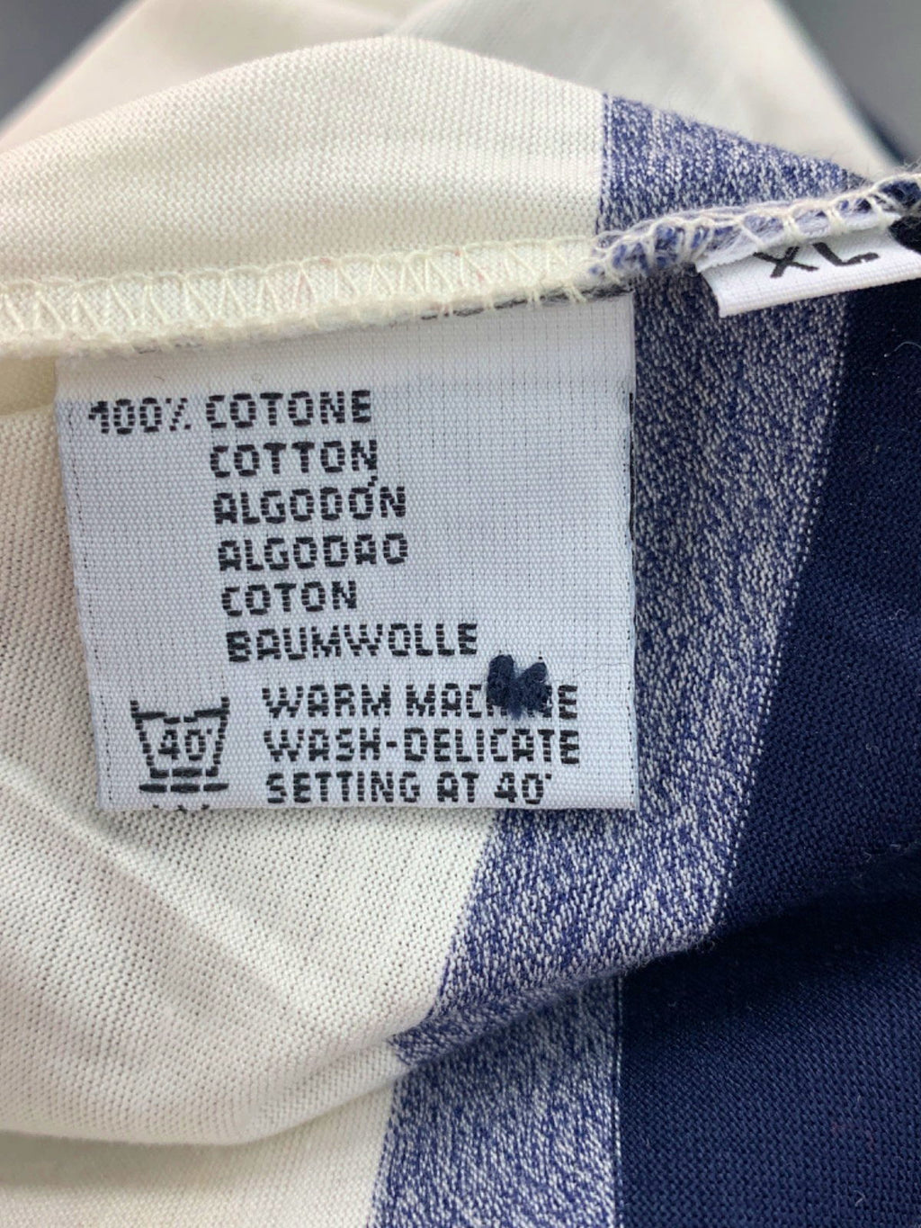 Paul & Shark Red/Blue/White Striped Polo Shirt UK XL