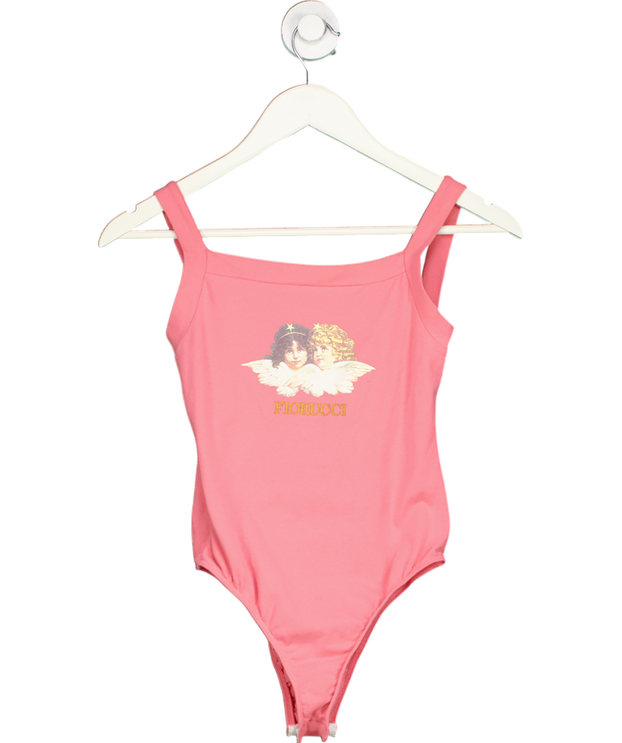 FIORUCCI Pink Retro Angels Bodysuit UK S