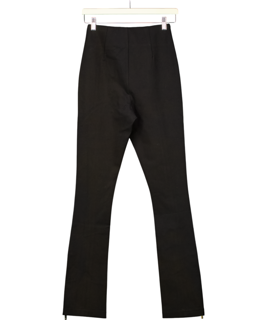 Karen Millen Black Ponte High Waist Flared Trouser UK 6
