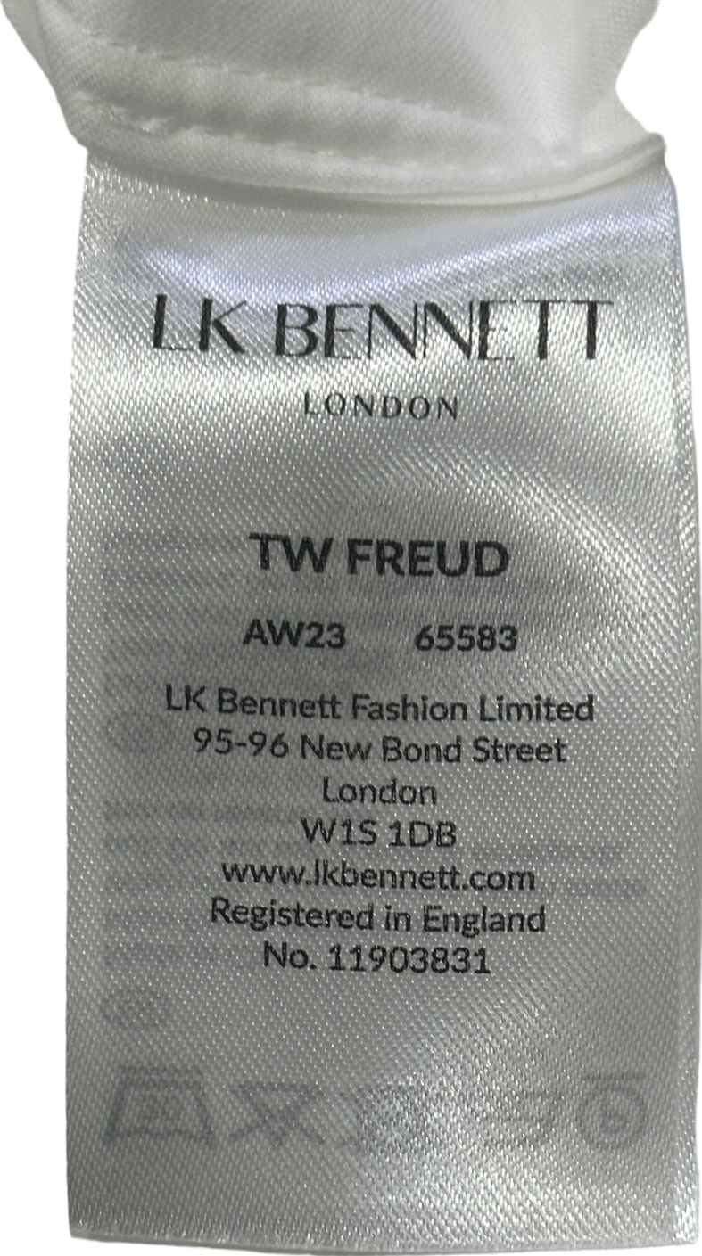 LK Bennett White TW Freud Sleeveless Top UK 6