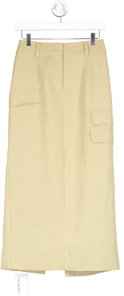 kookai Beige Ariel Low Rise Pant UK 6